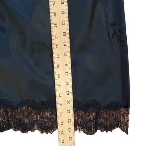 0870 Vintage 1950s Dijonette M Black Half Slip New - Picture 3 of 9